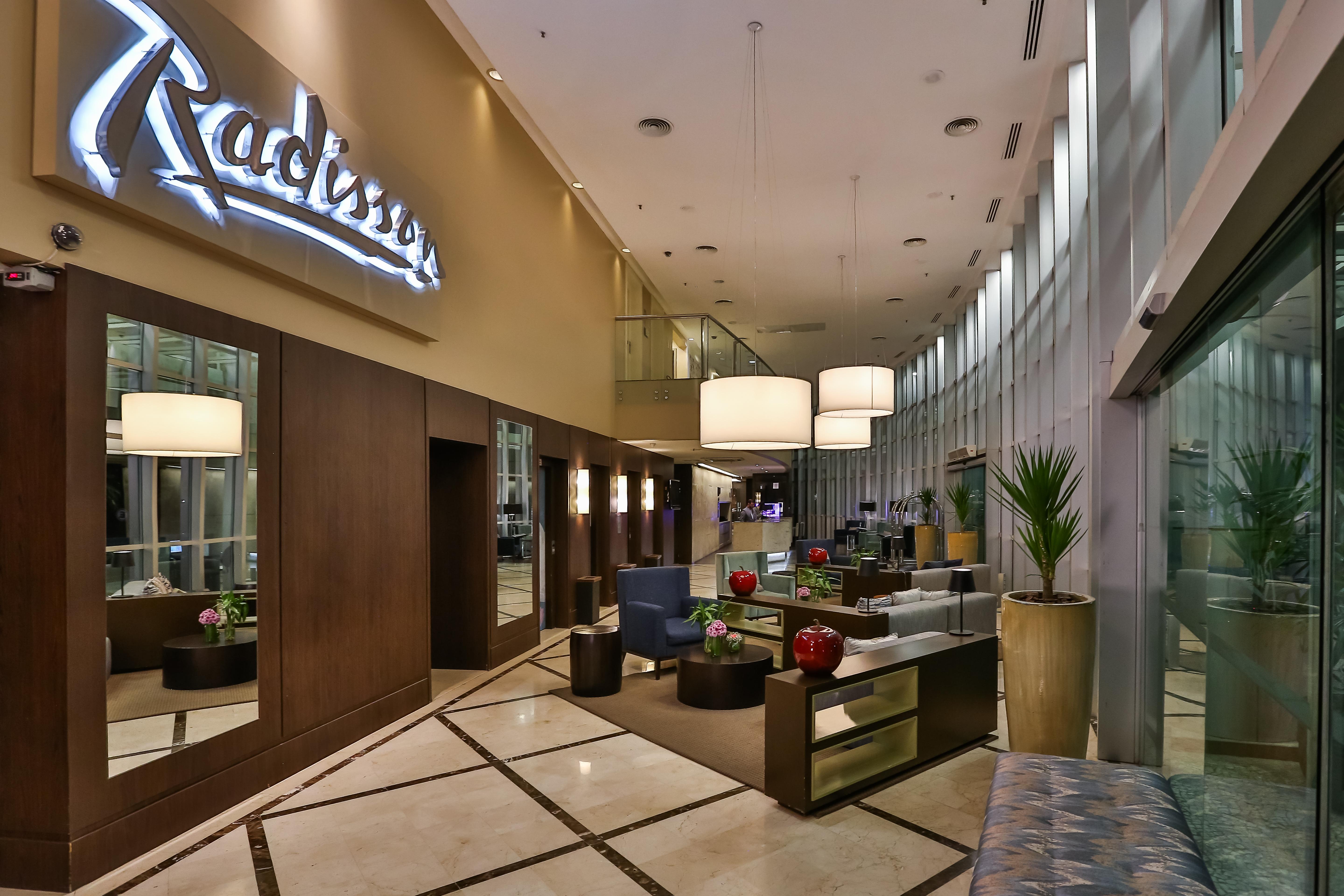 Radisson Vila Olimpia São Paulo Luaran gambar Lobby of the Radisson Blu Hotel, Dubai